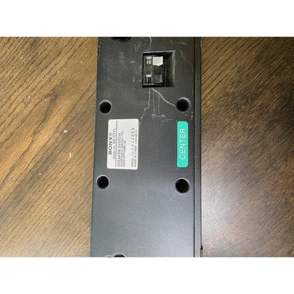 Sony SS-CT71‎ Surround Sound System Center Channel Speaker Home Theater B3